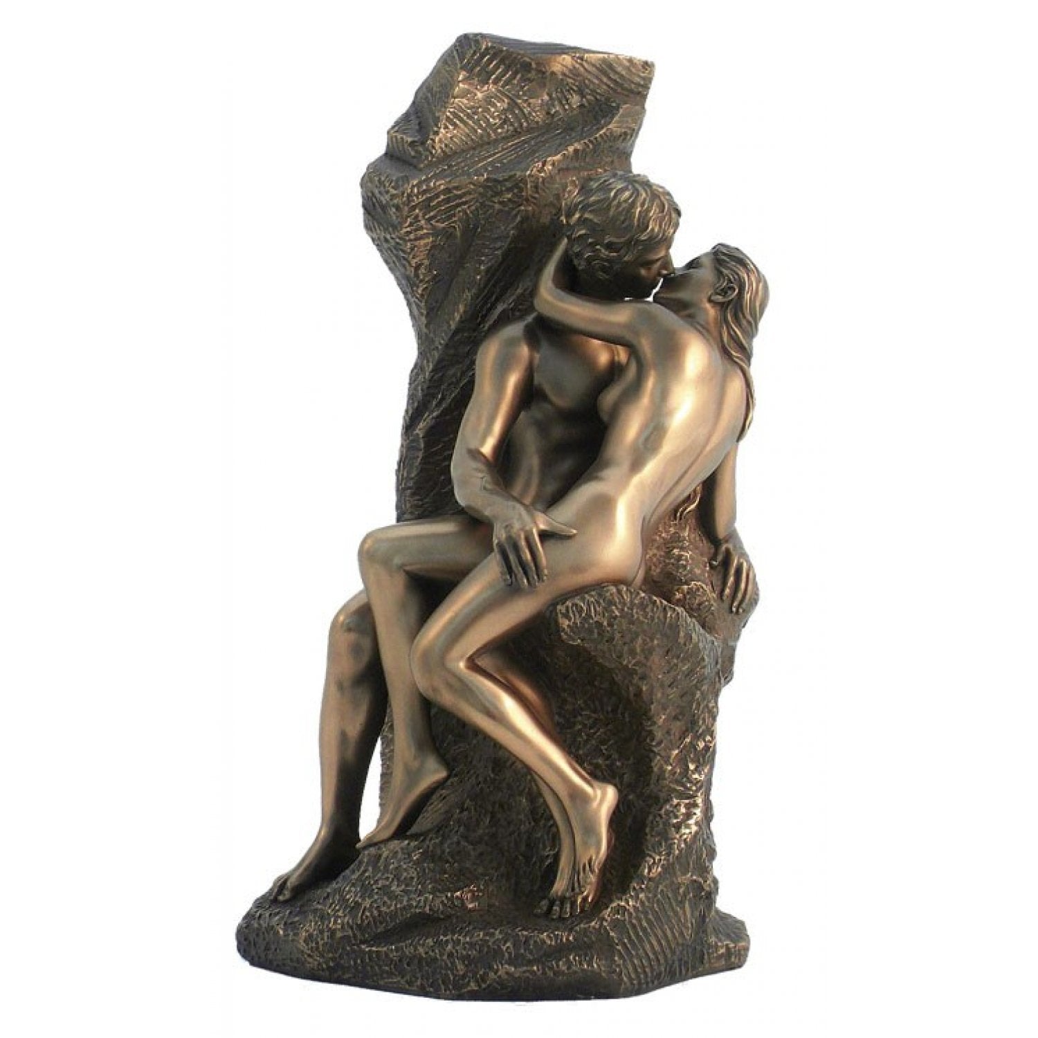 "Sarutul" de Rodin, statueta rasina si bronz