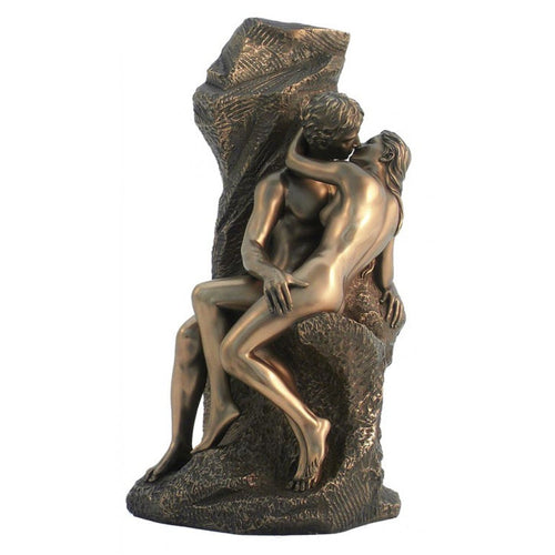 "Sarutul" de Rodin, statueta rasina si bronz