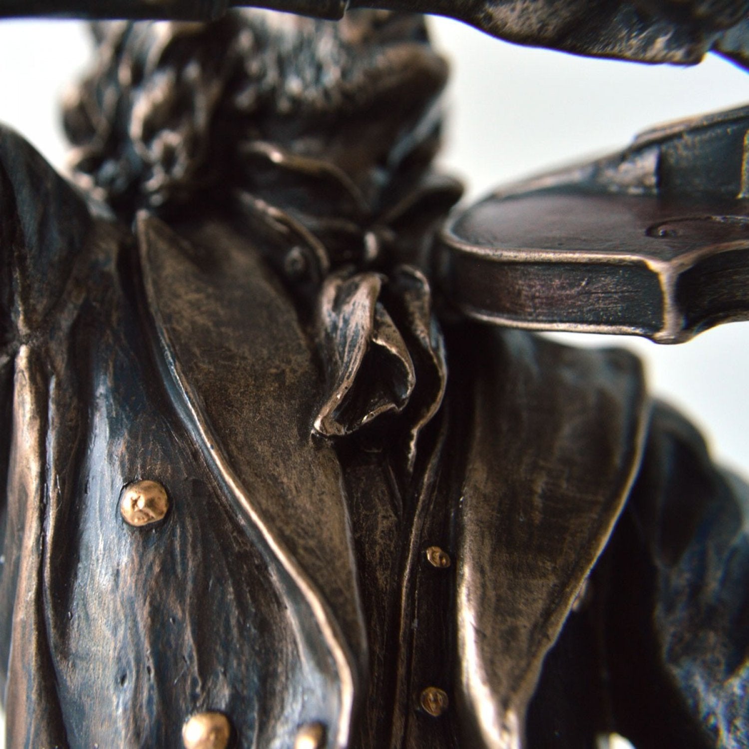 Statueta rasina si bronz Paganini