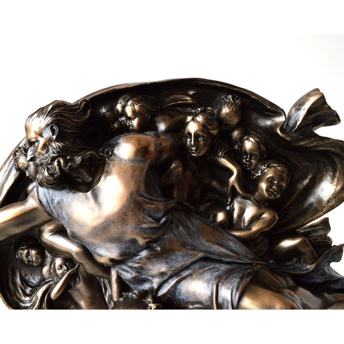 "Crearea lui Adam" de Michelangelo, statueta bronz