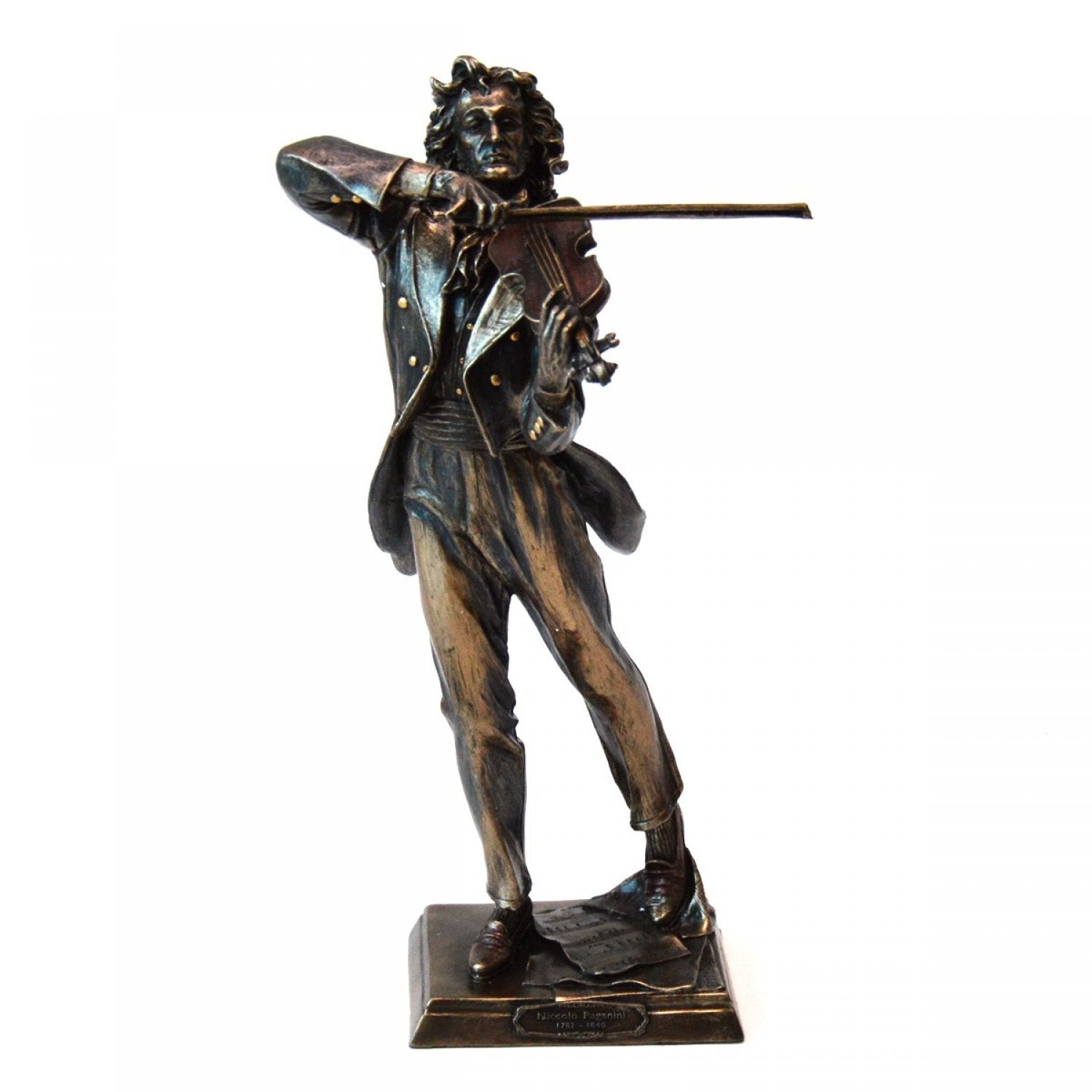 Statueta rasina si bronz Paganini