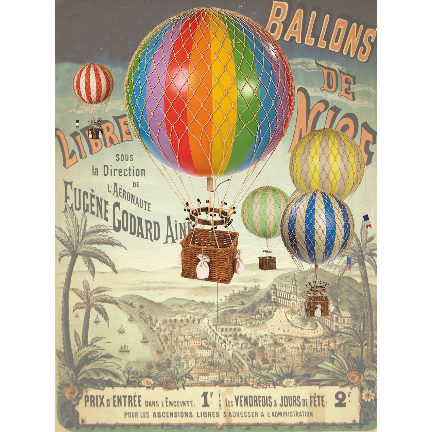 Decoratiune  de tavan, balon zburator Royal Aero