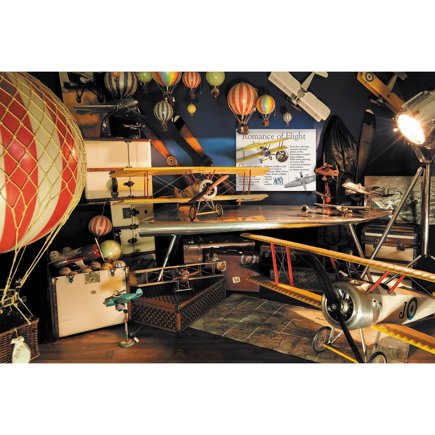Decor pentru tavan, balon zburator "Travels light" 

