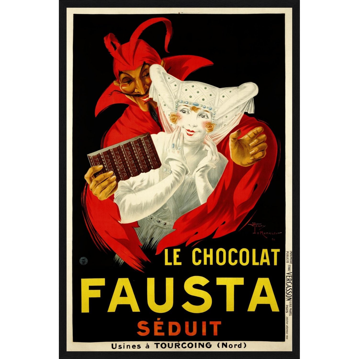 Tablou "Le chocolat Fausta Seduit"