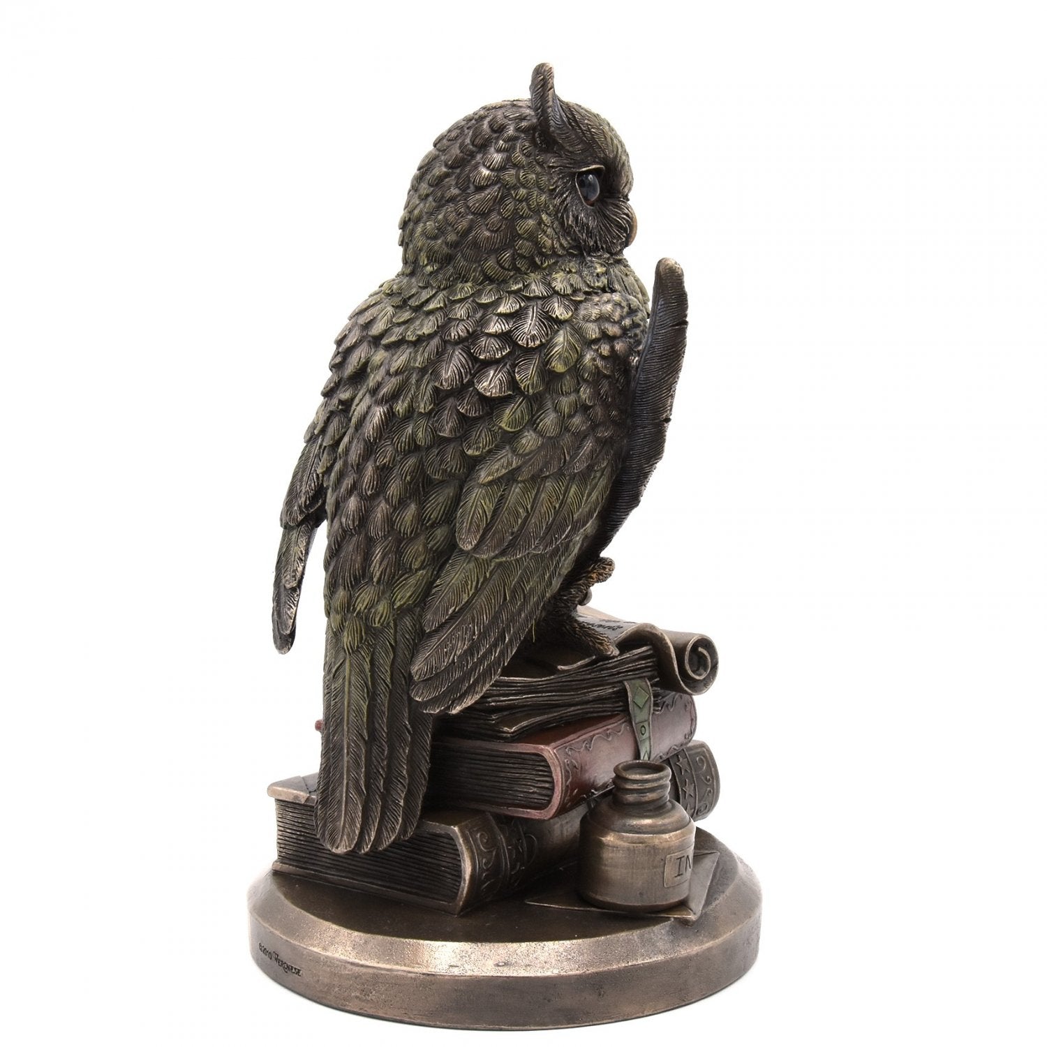 Bufnita, statueta rasina si bronz