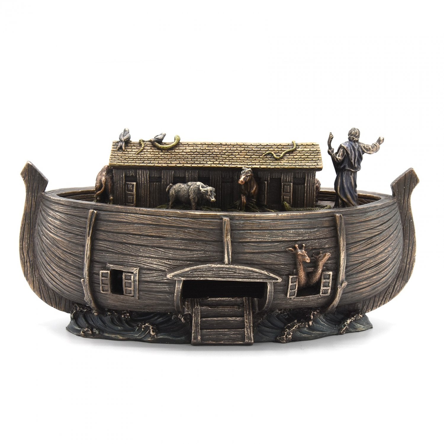 Decoratiune interior "Arca lui Noe" din rasina si bronz

