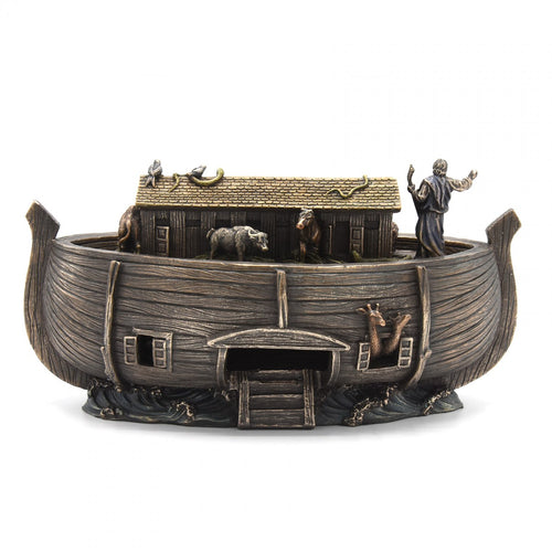 Decoratiune interior "Arca lui Noe" din rasina si bronz

