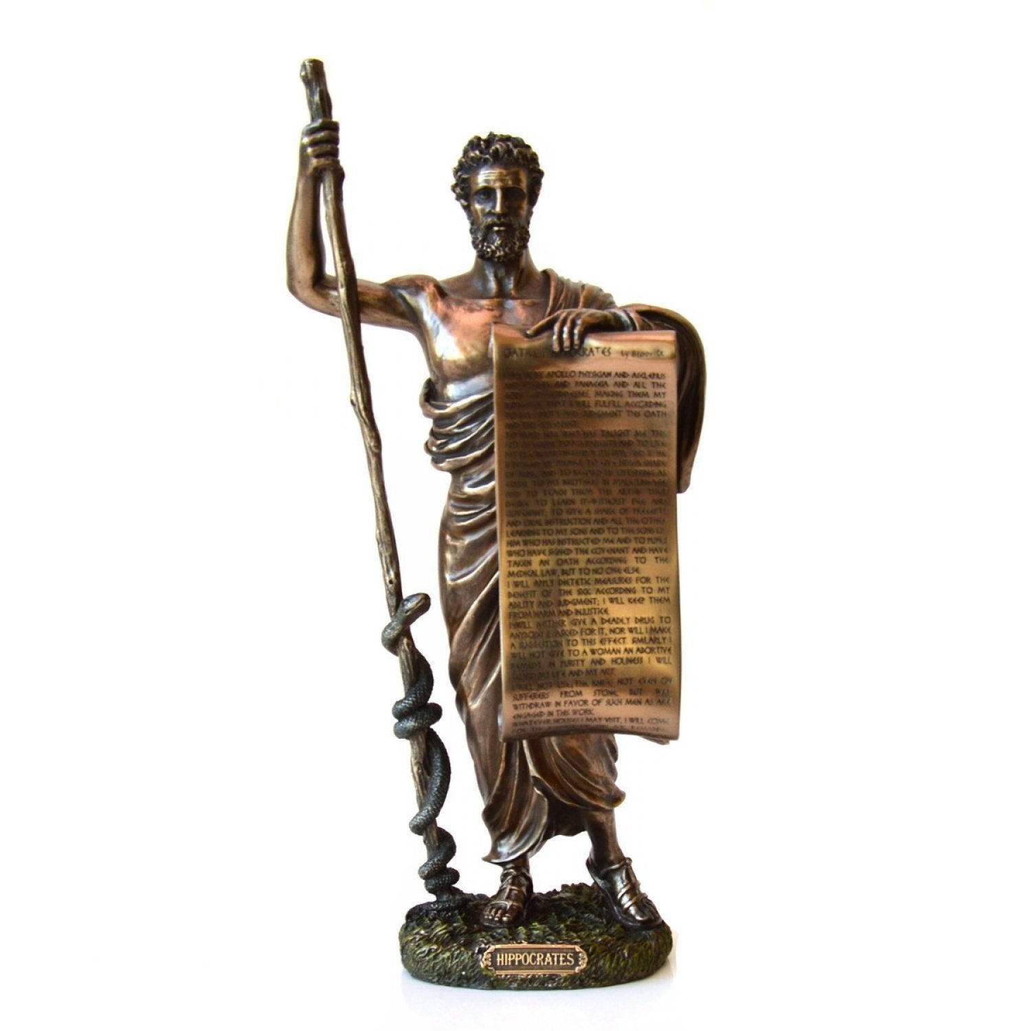 Statueta rasina si bronz, Hipocrat