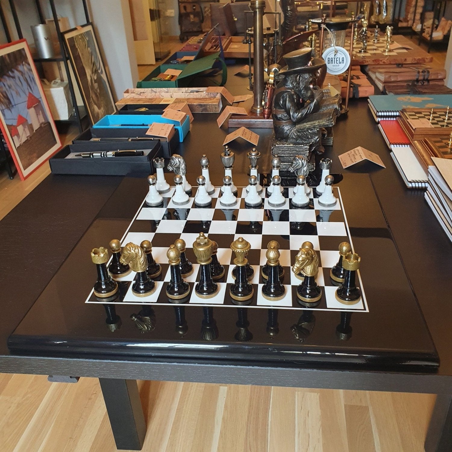 Set de sah - lemn lacuit 

