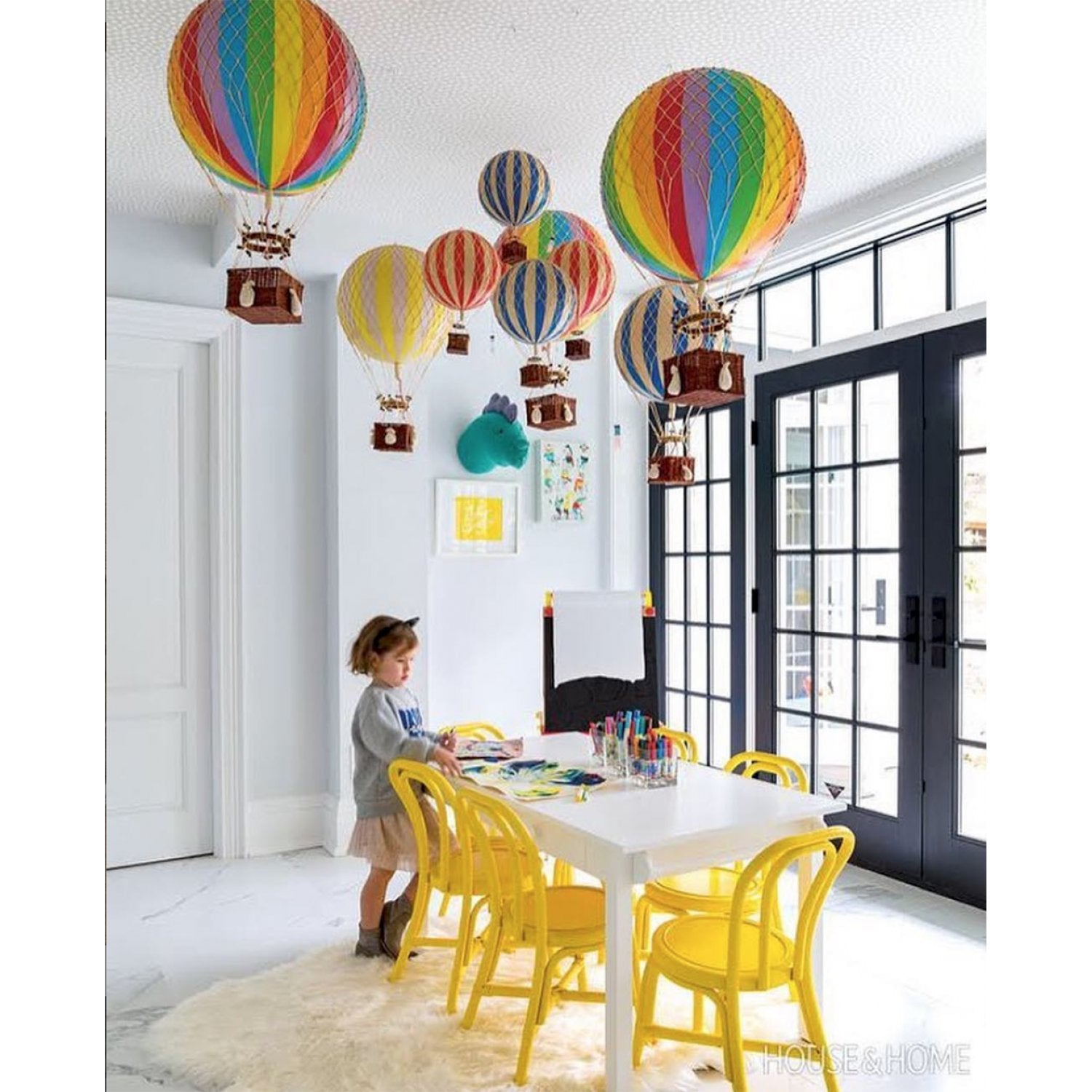 Decor pentru tavan, balon zburator Royal Aero - red double

