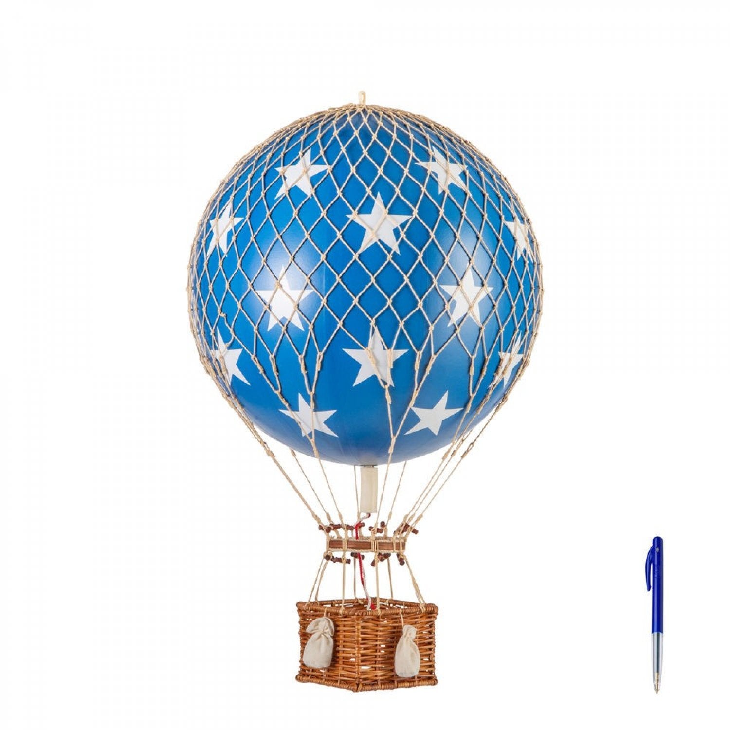 Balon zburator Blue stars - decoratiune pentru casa

