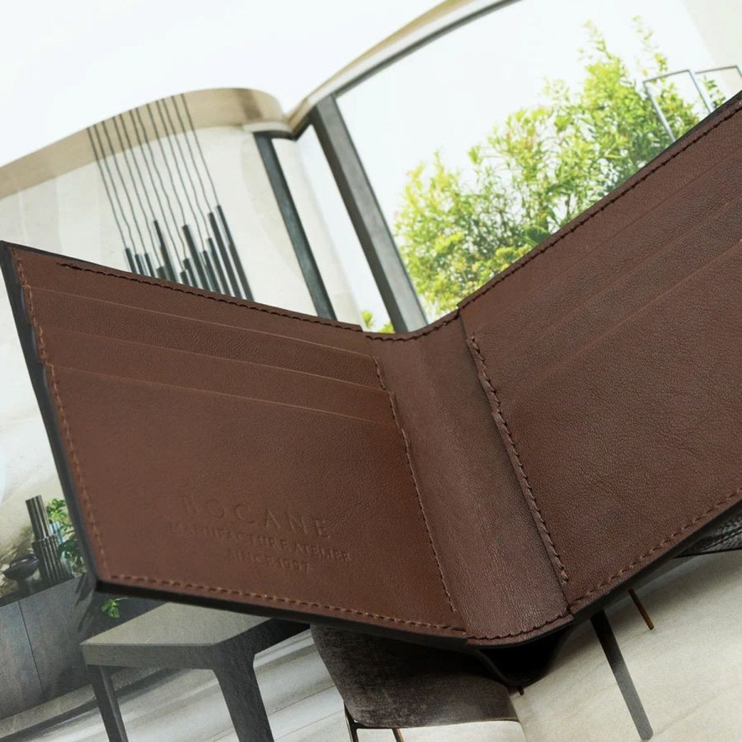 Portofel barbatesc, slim, fabricat in Romania