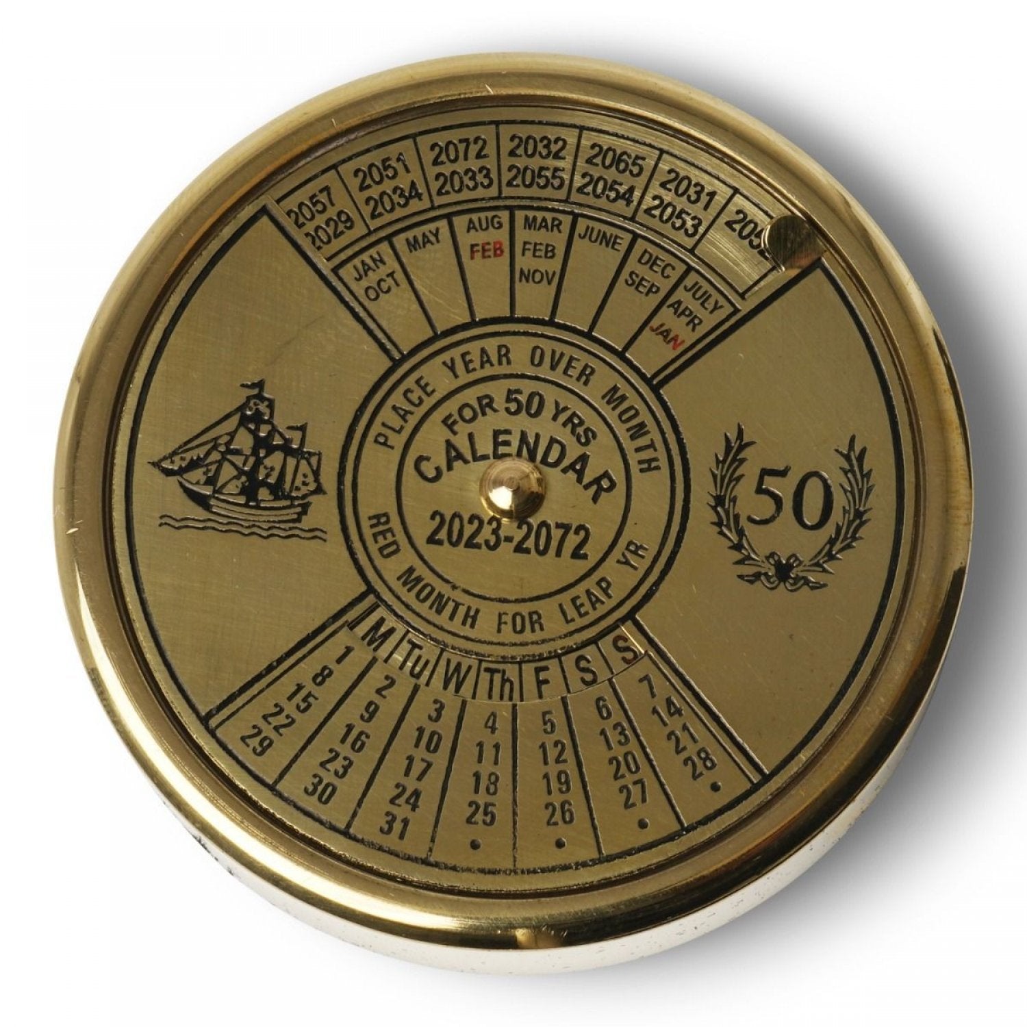 Mic calendar retro, 50 ani, alama