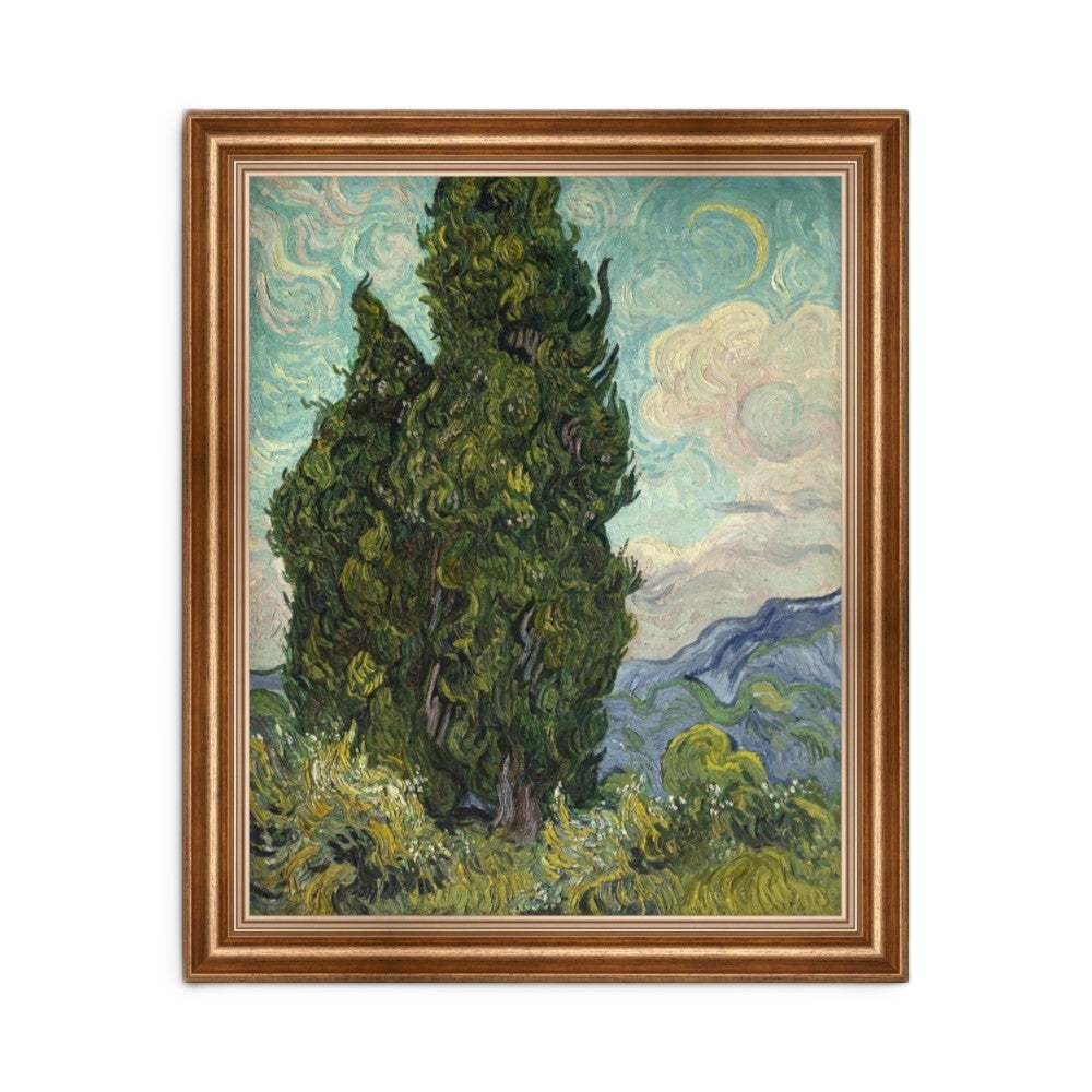 Tablou "Chiparoși" Vincent Van Gogh