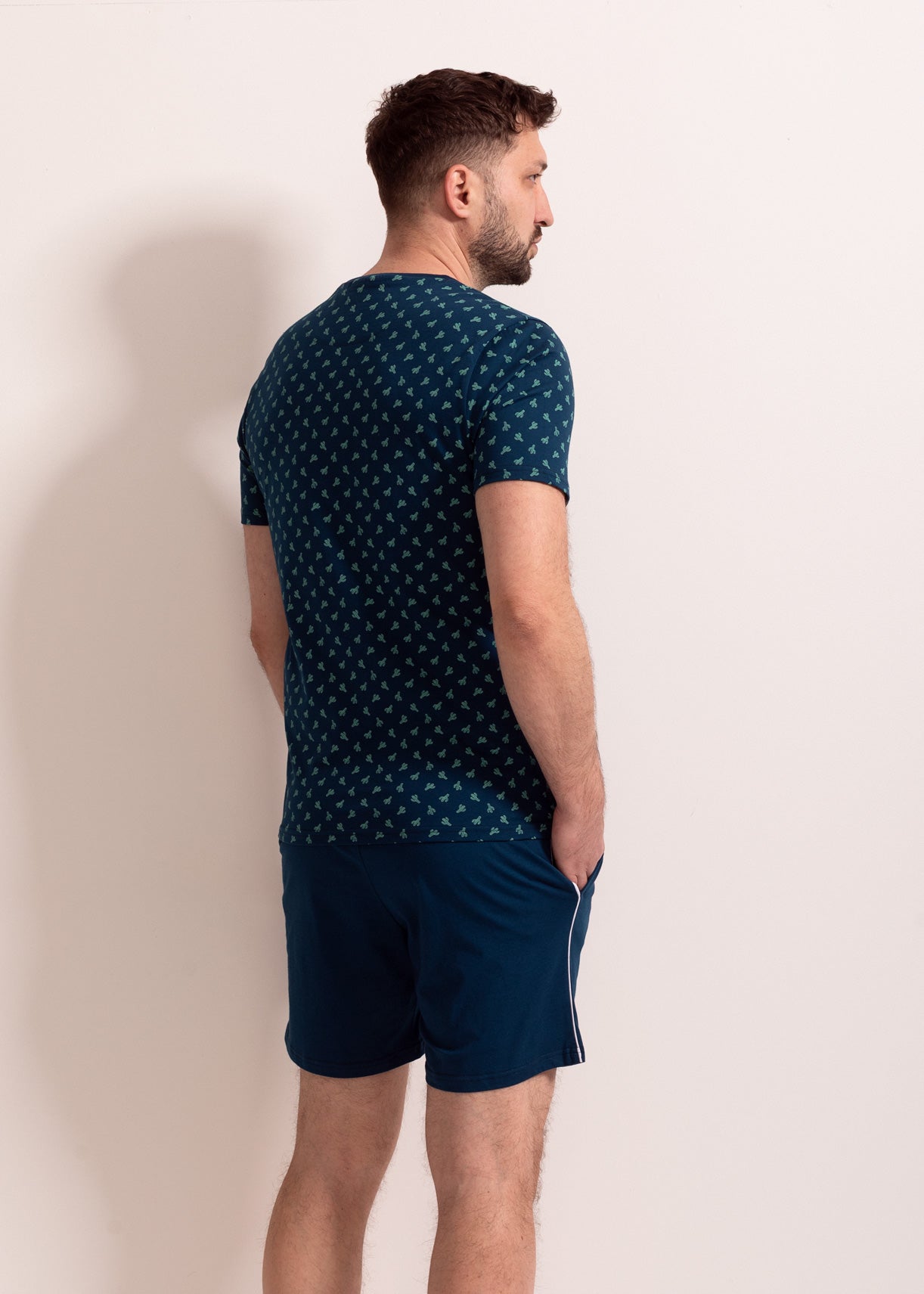 Pijama bărbați Abel bumbac TWIN