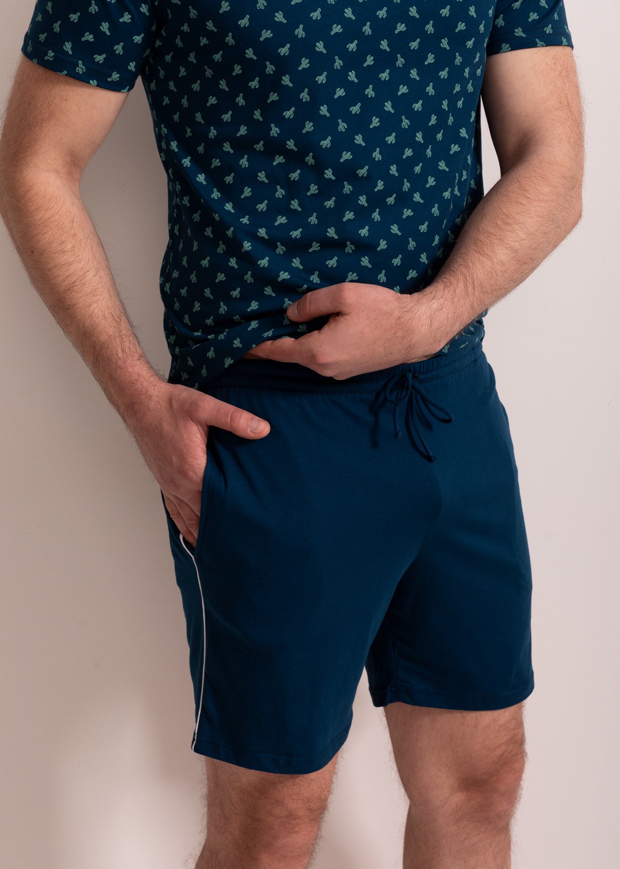 Pijama bărbați Abel bumbac TWIN