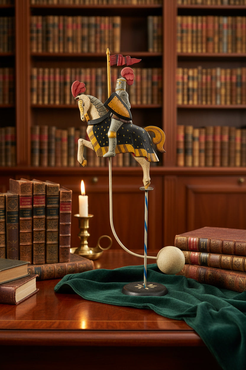 Decoratiune metal cu balans "Cavaler medieval"