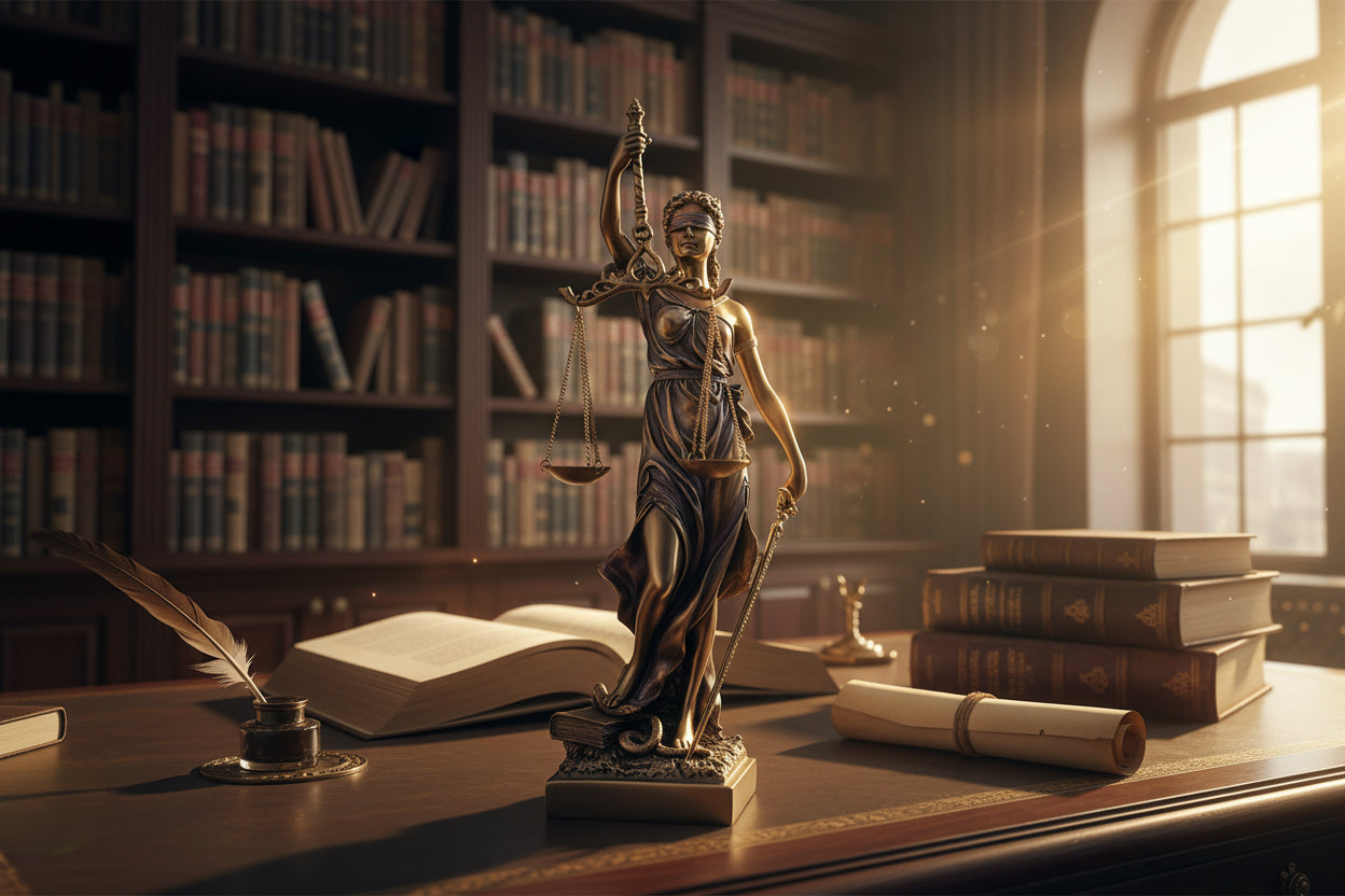 Statueta zeita dreptatii Themis