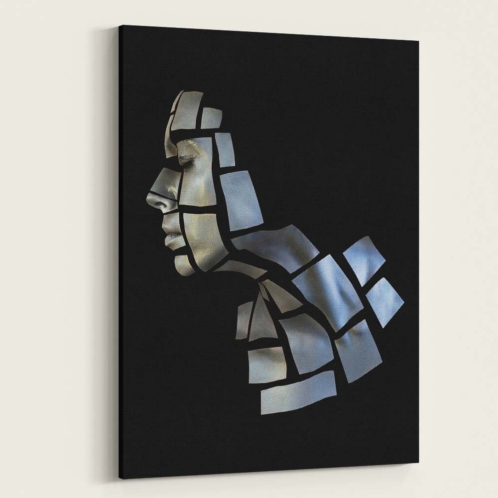 Silver Pieces - Tablou canvas