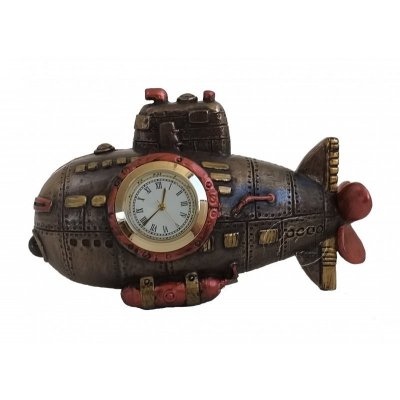 Ceas de birou, steampunk, model submarin