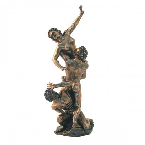 "Rapirea sabinelor" de Giambologna, statueta bronz